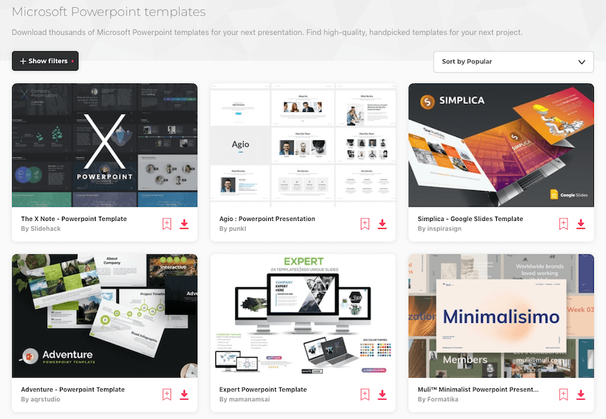 Microsoft PowerPoint Templates on Envato Elements