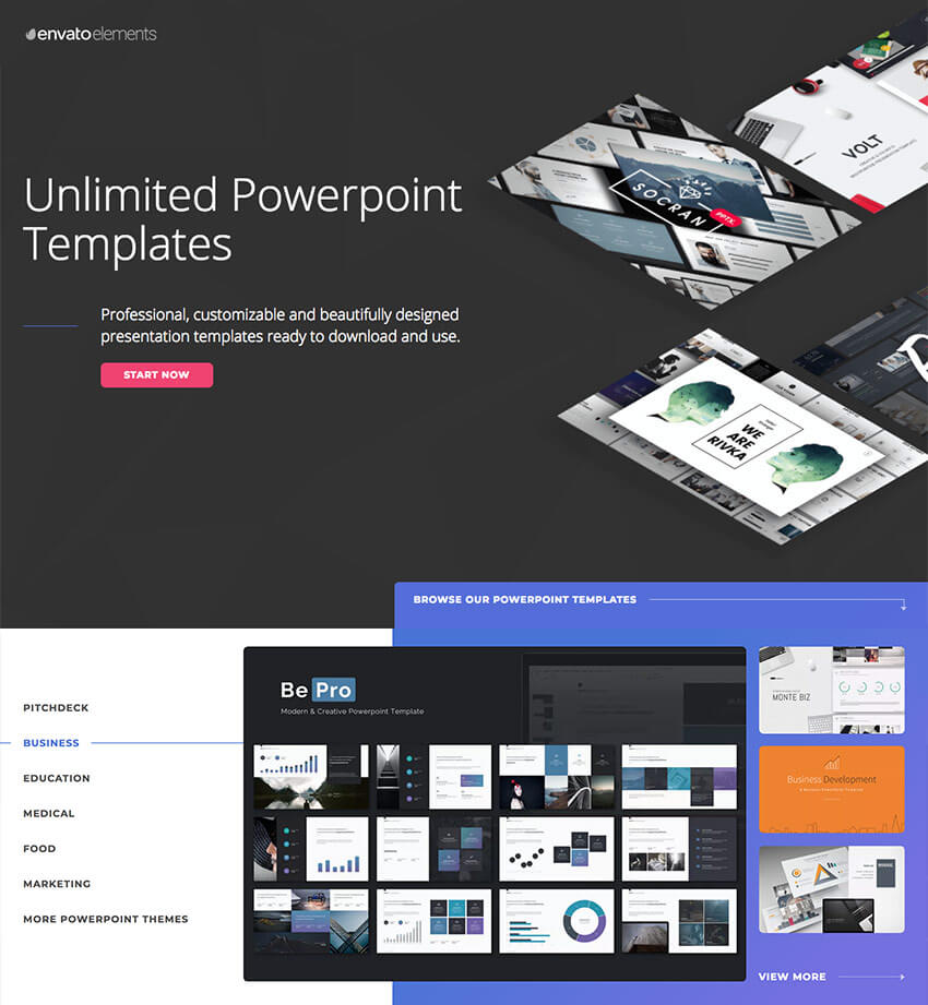PowerPoint Templates on Envato Elements