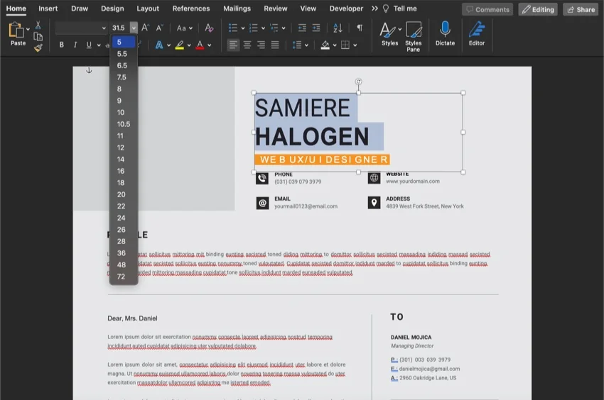 font group