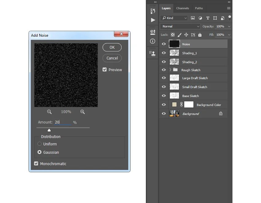 noise settings