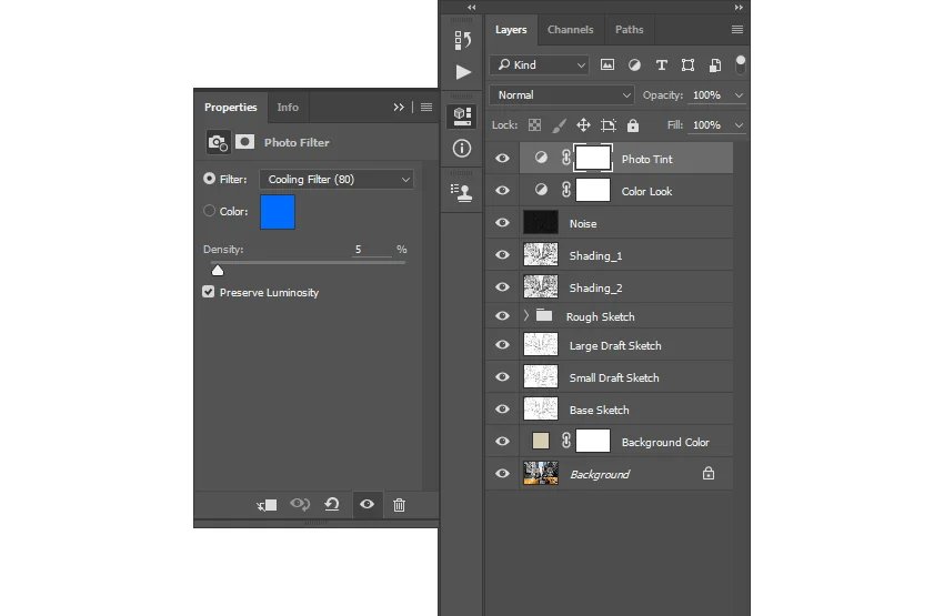 layer settings