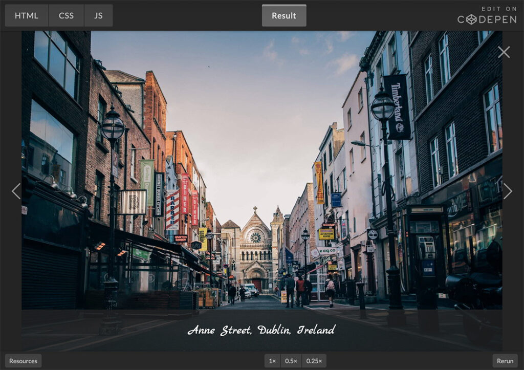 codepen demo