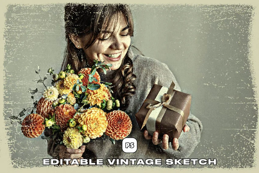 Editable Vintage Sketch, Actions and Presets Including: abstract & artistic - Envato Elements(opens in a new tab)