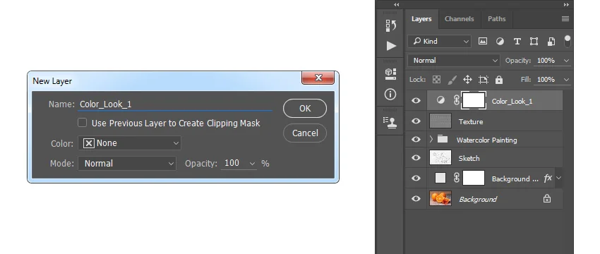 In this section, we are going to make final adjustments to the design. Go to Layer > New Adjustment Layer > Curves to create a new curves adjustment layer