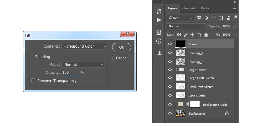fill settings