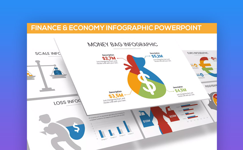Finance & Economy Infographic for Powerpoint
