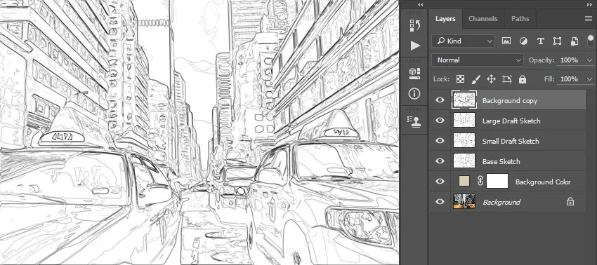 desaturate effect