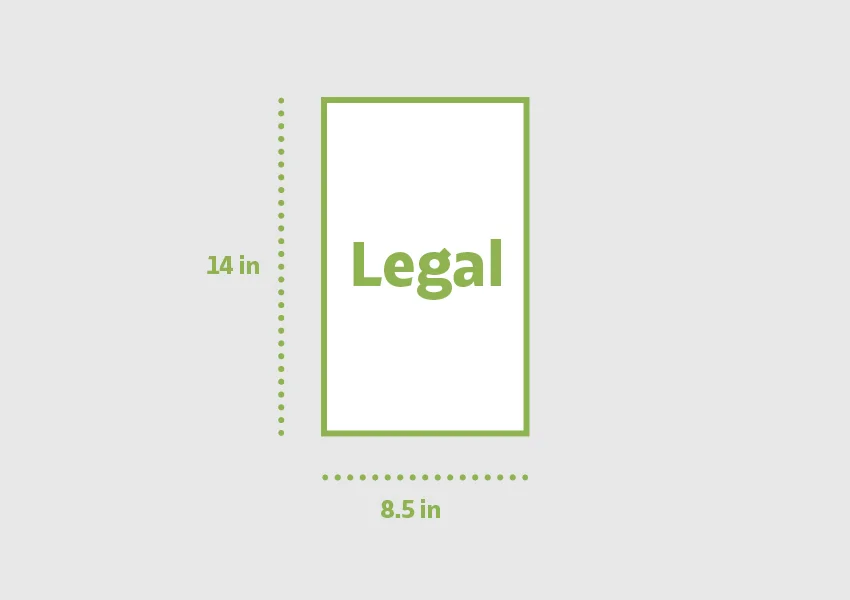 legal size brochure