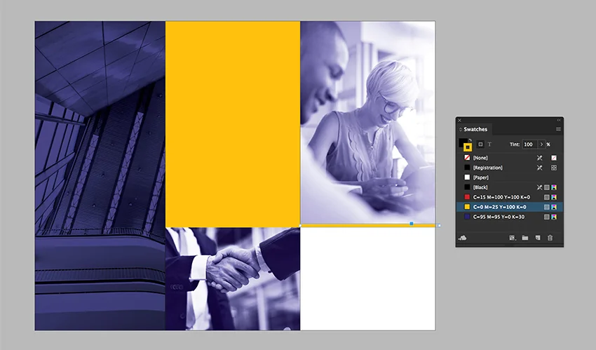 Head over to the Control bar, set the Stroke size to 7 pt, and set the Stroke color to yellow.