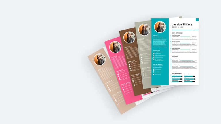 30 Cool & Colorful Resume/CV Templates to Stand Out Creatively