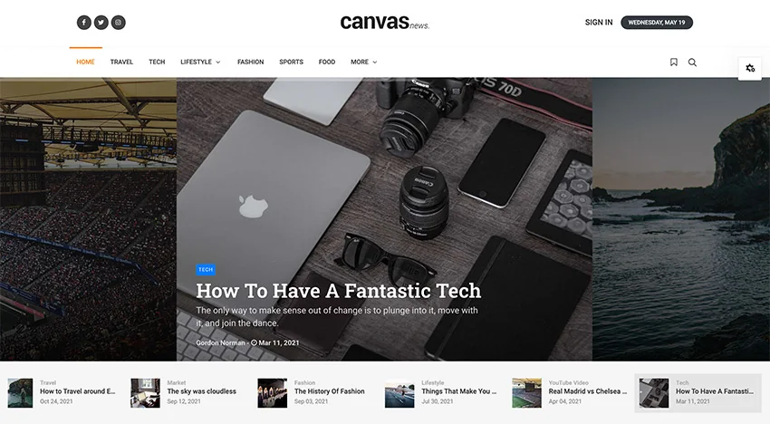 Canvas, a HTML5 responsive template