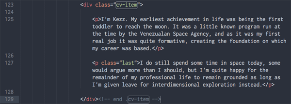 edit profile