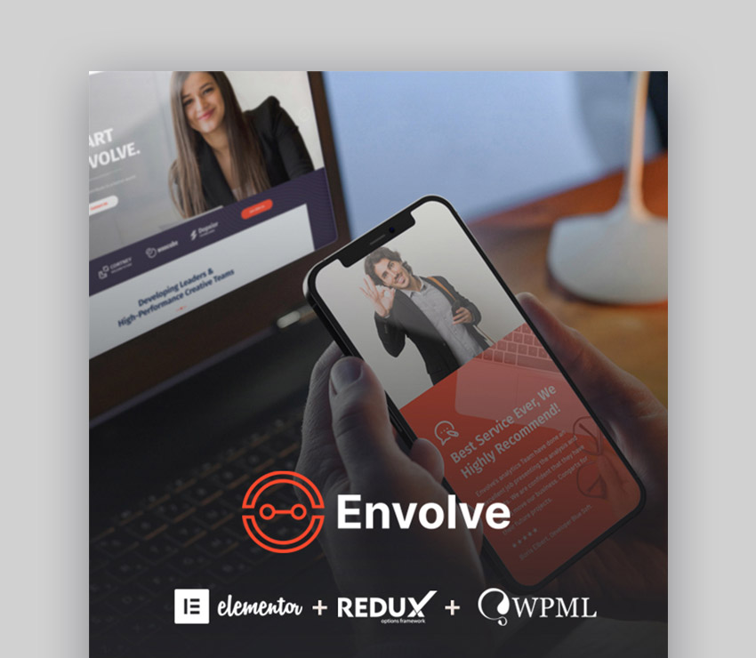 Envolve Consulting Business WordPress Theme