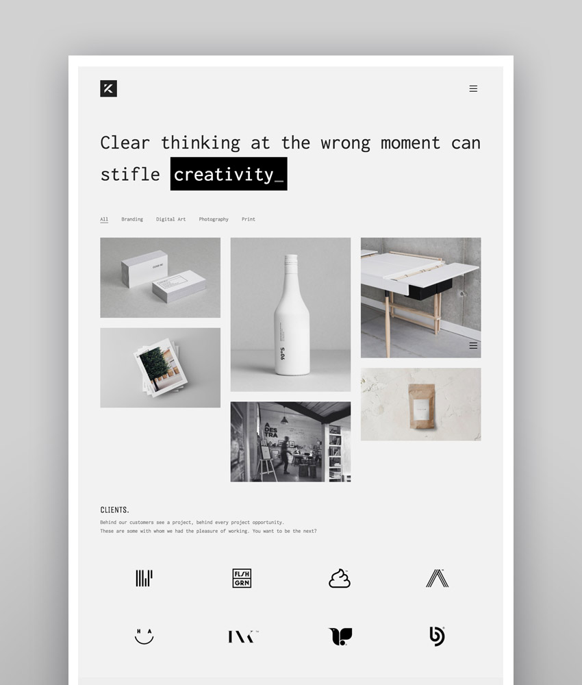 Kalium - Creative Theme for Professionals