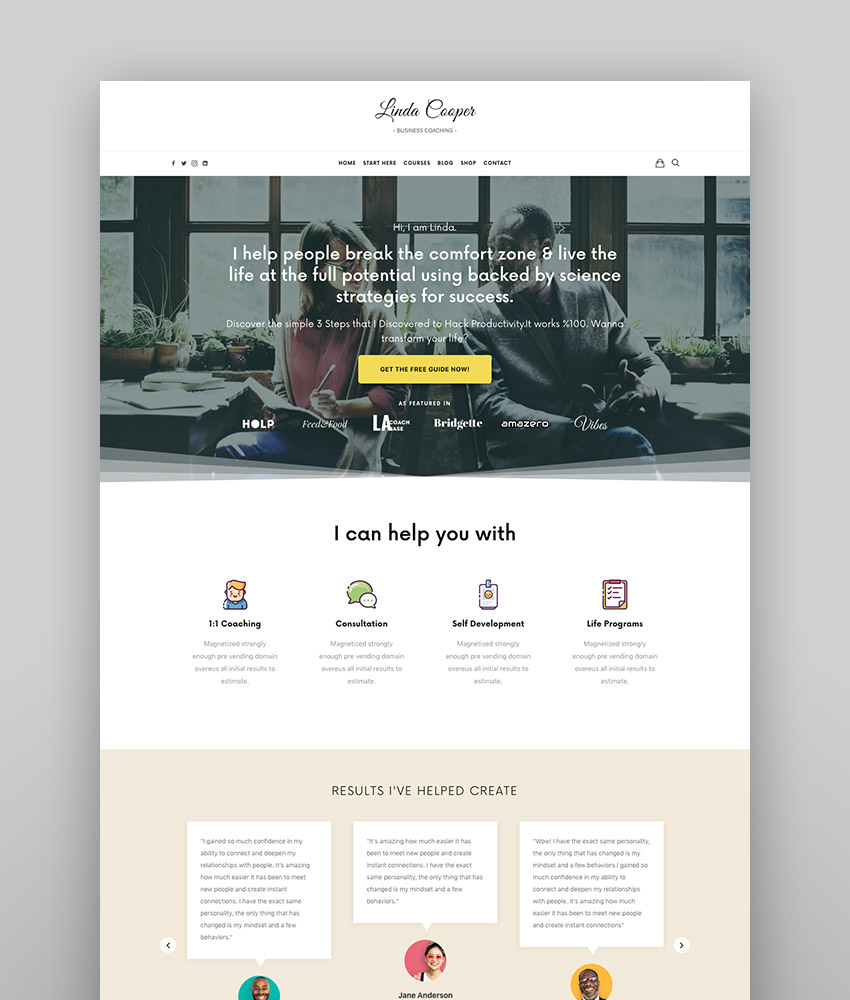 Efor: Coaching & Online Courses WordPress Theme