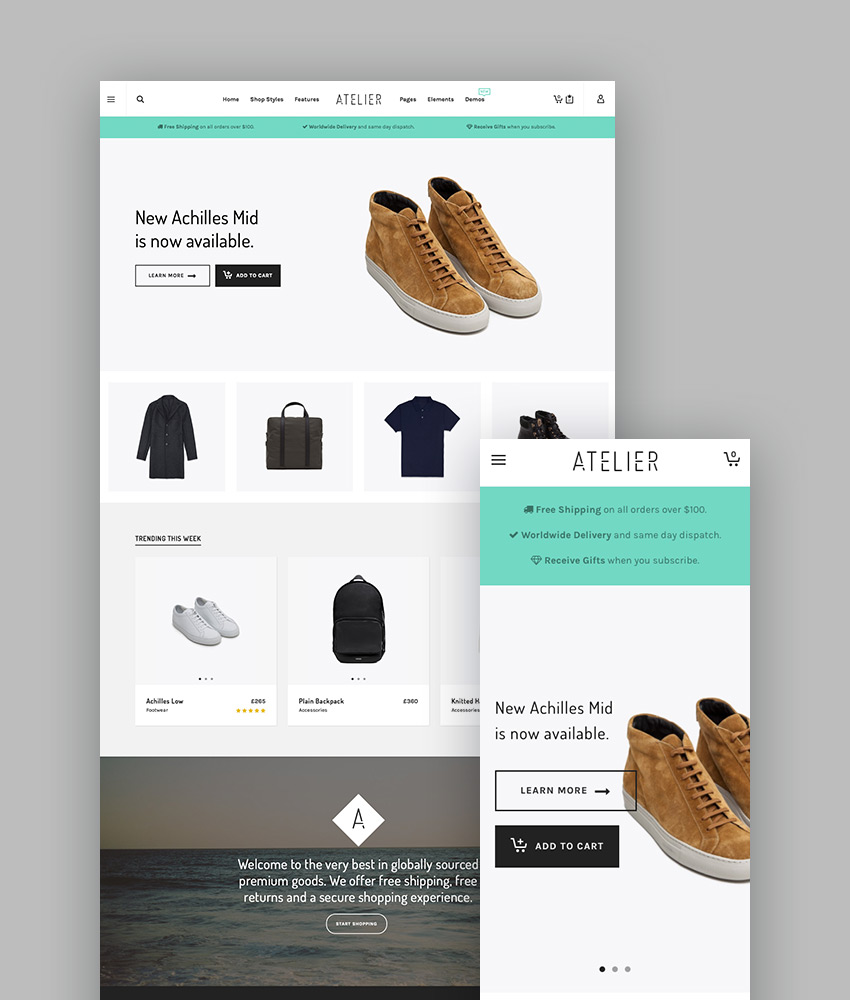 Atelier: Creative Multi-Purpose WordPress Theme