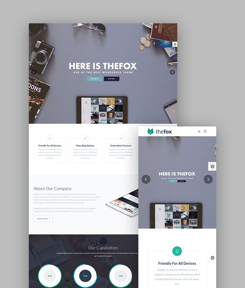 TheFox Creative Multi-Purpose WordPress Theme