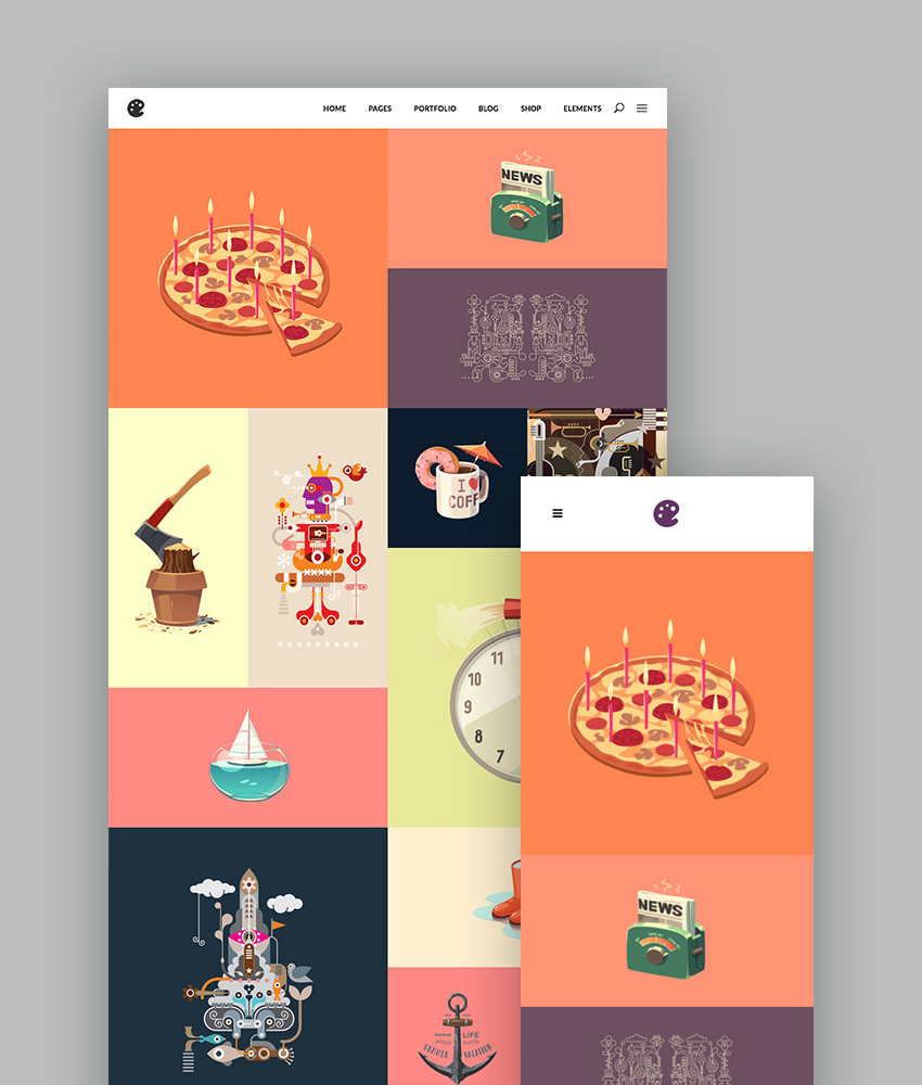 Illustrator: A Portfolio Theme for Illustrators, Designers, and Artists
