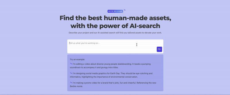 AI search demo