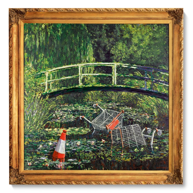 Banksy's "Show Me The Monet" artwork