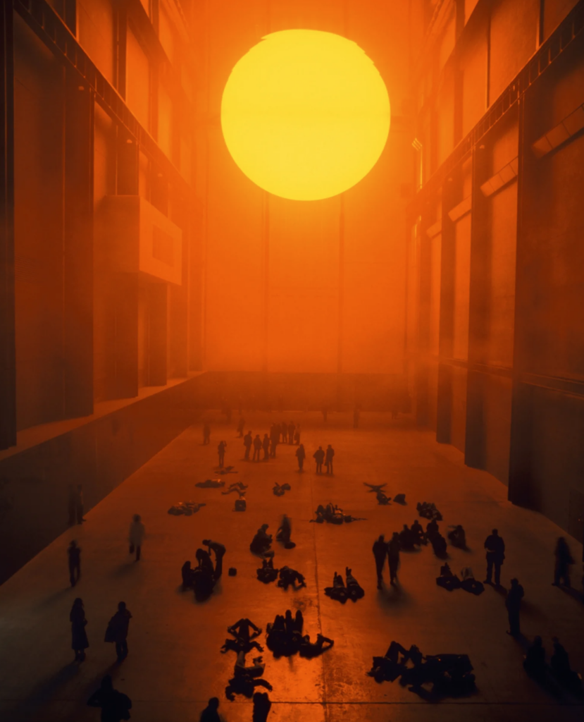 The weather project, 2003
Tate Modern, London
Photo: Olafur Eliasson