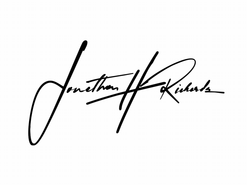 Animated signature logo