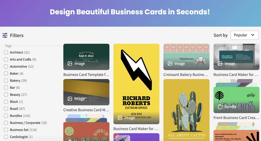 Placeit Business Card Maker Templates