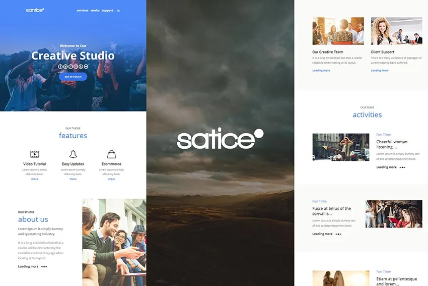 clean design newsletter template