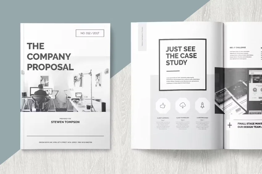 Minimalist Branding Proposal Example