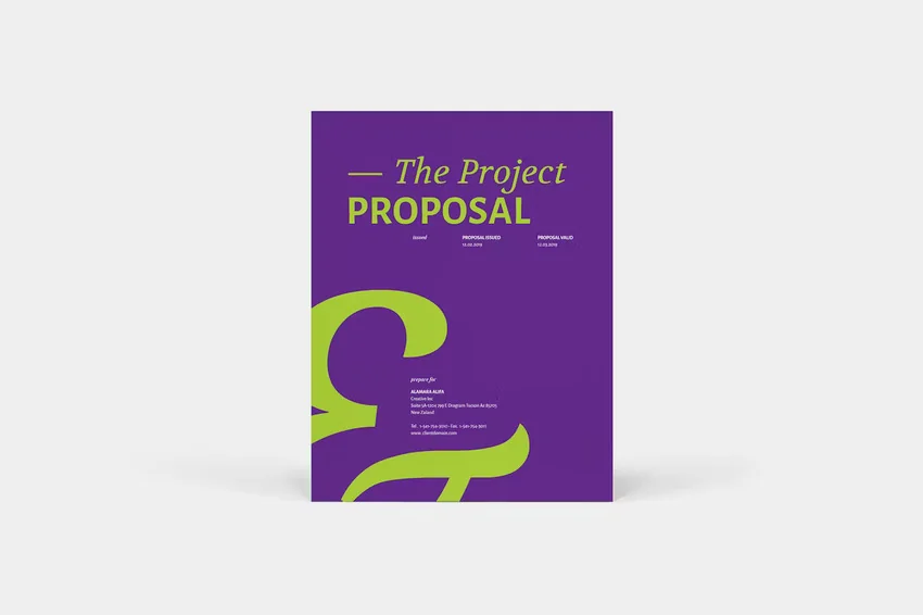 Striking Brand Proposal Template