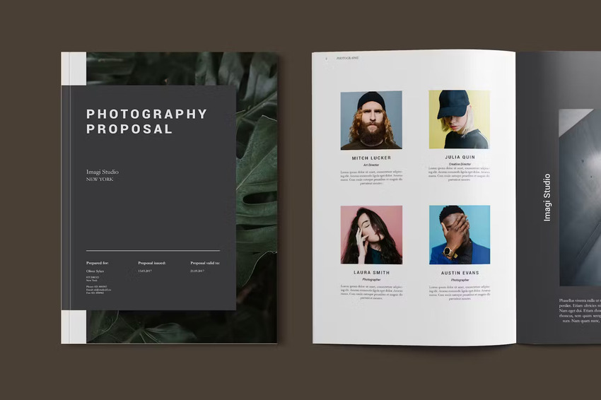 Photography Graphic Design Proposal Template