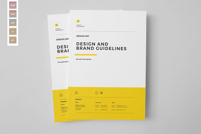 Brand Manual Graphic Design Proposal Template
