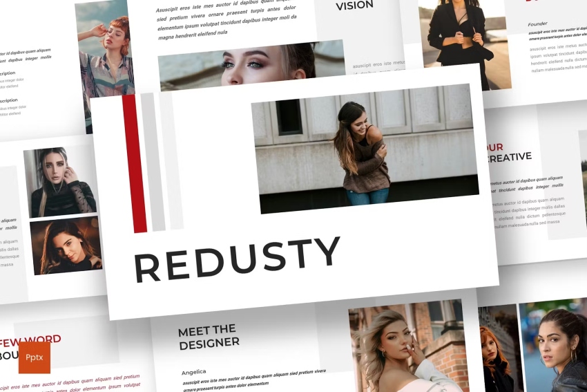 Redusty - Lookbook Powerpoint Template
