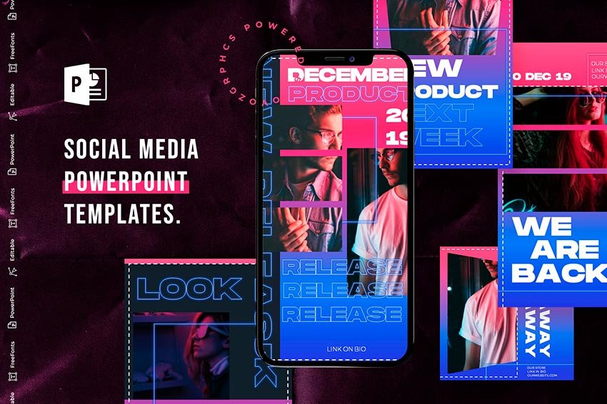 Social Media PowerPoint Template
