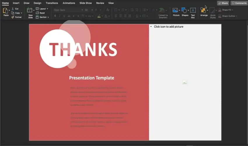 conclusion slide with no edits