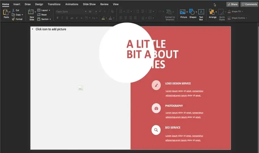 Slide 8 with no edits