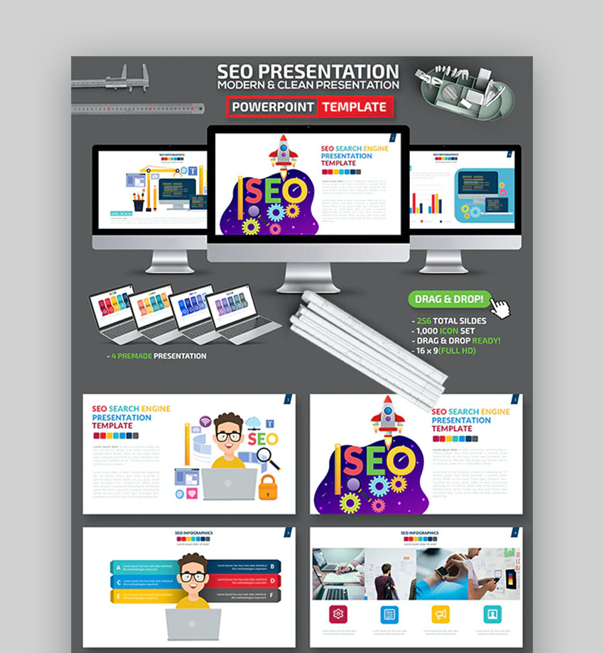 SEO PowerPoint template