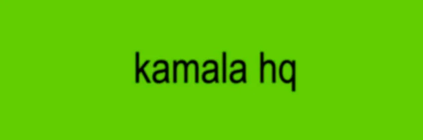 Kamala HQ's X (formerly Twitter) banner