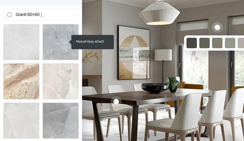 An example of PBR being used in architectural visualization