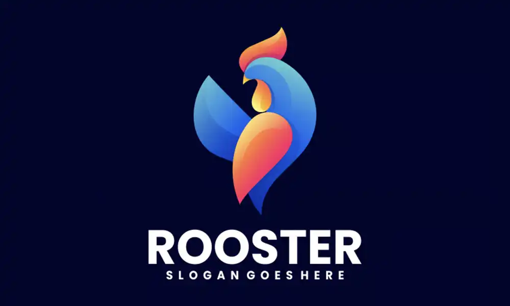 Rooster - top logo colors