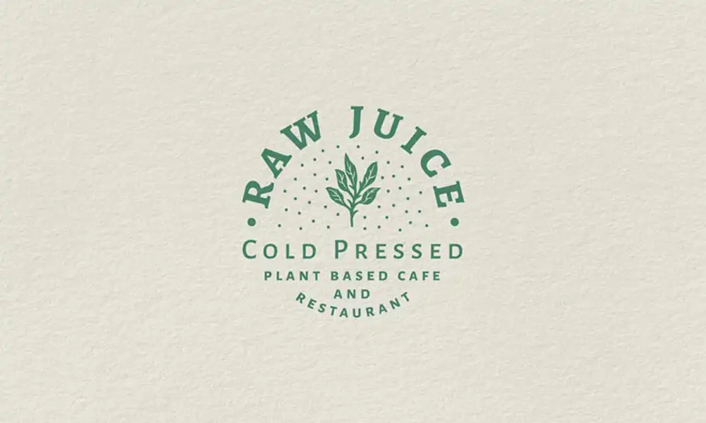 Raw Juice great logo colors