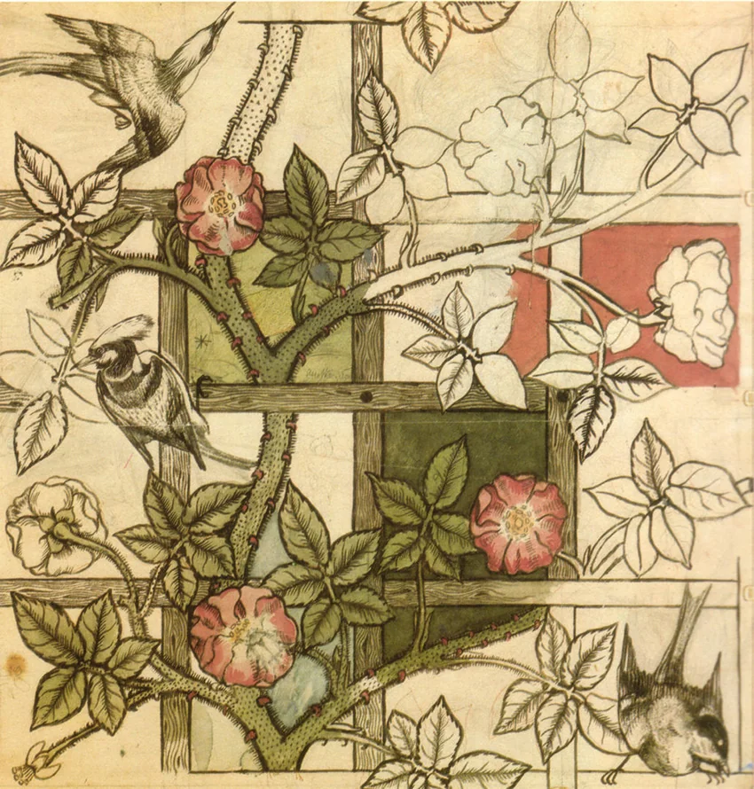 By William Morris - Scanned from Gillian Naylor, William Morris by Himself: Designs and Writings, Public Domain.