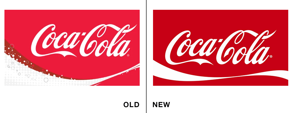coca cola's logo redesign