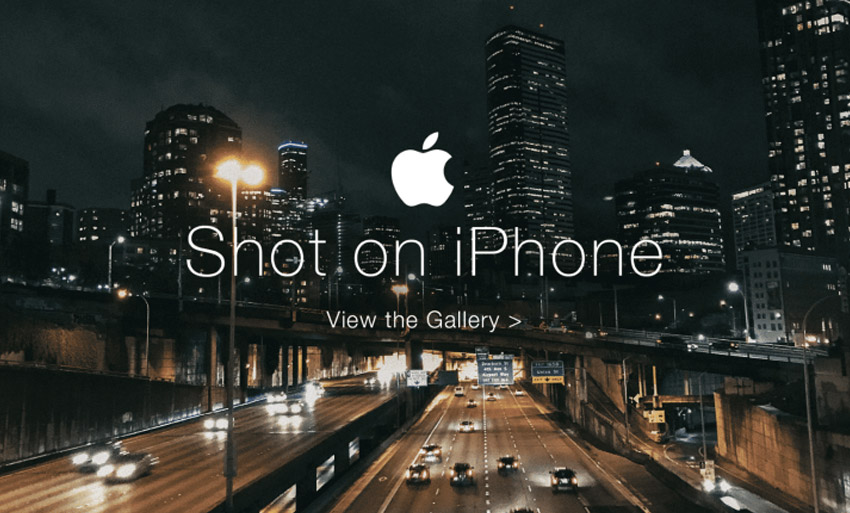 Apple's "Shot on iPhone" campaign.