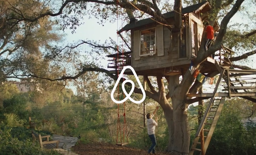 Airbnb's "Live anywhere" campaign.
