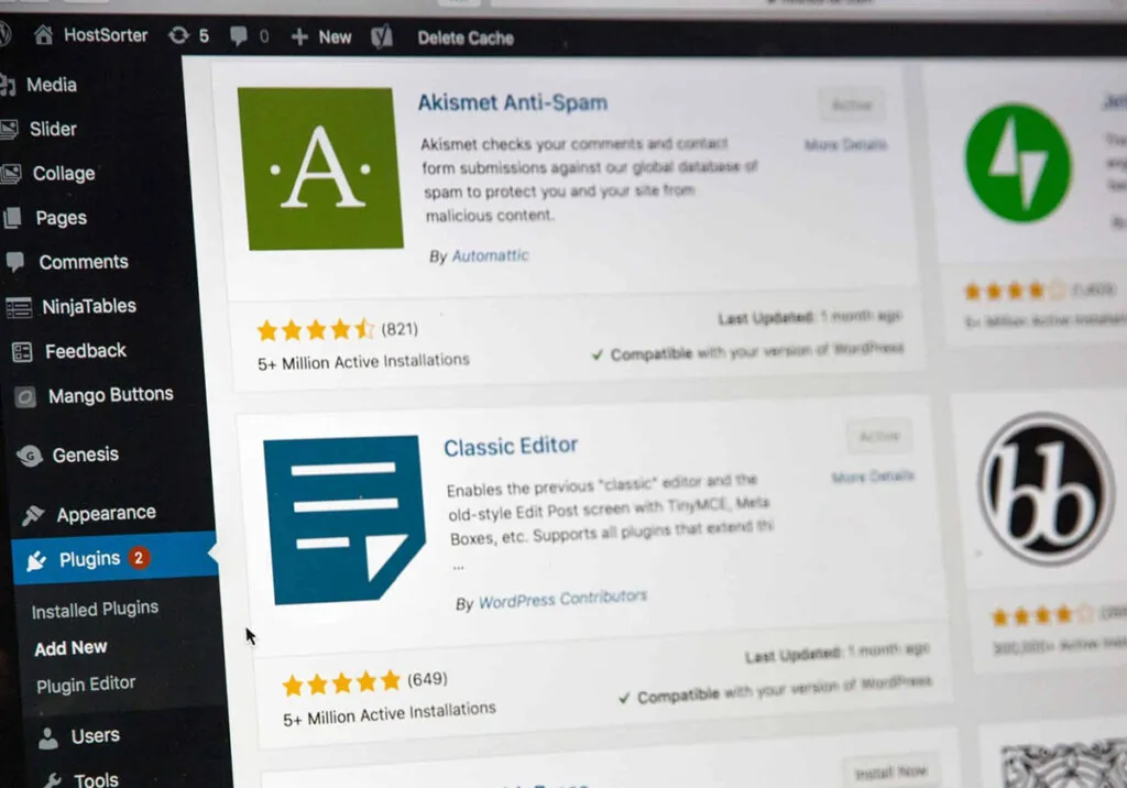 WordPress allows you to customize your website using various themes and plugins. (Source: Codeable)