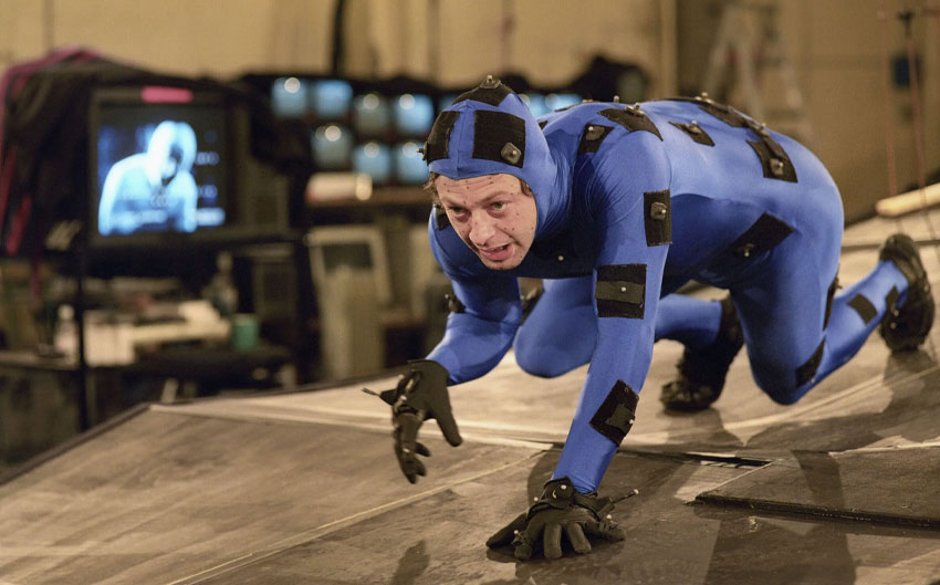 Andy Serkis in a motion capture suit (Image Credit: New Line Cinema/20th Century Fox)
