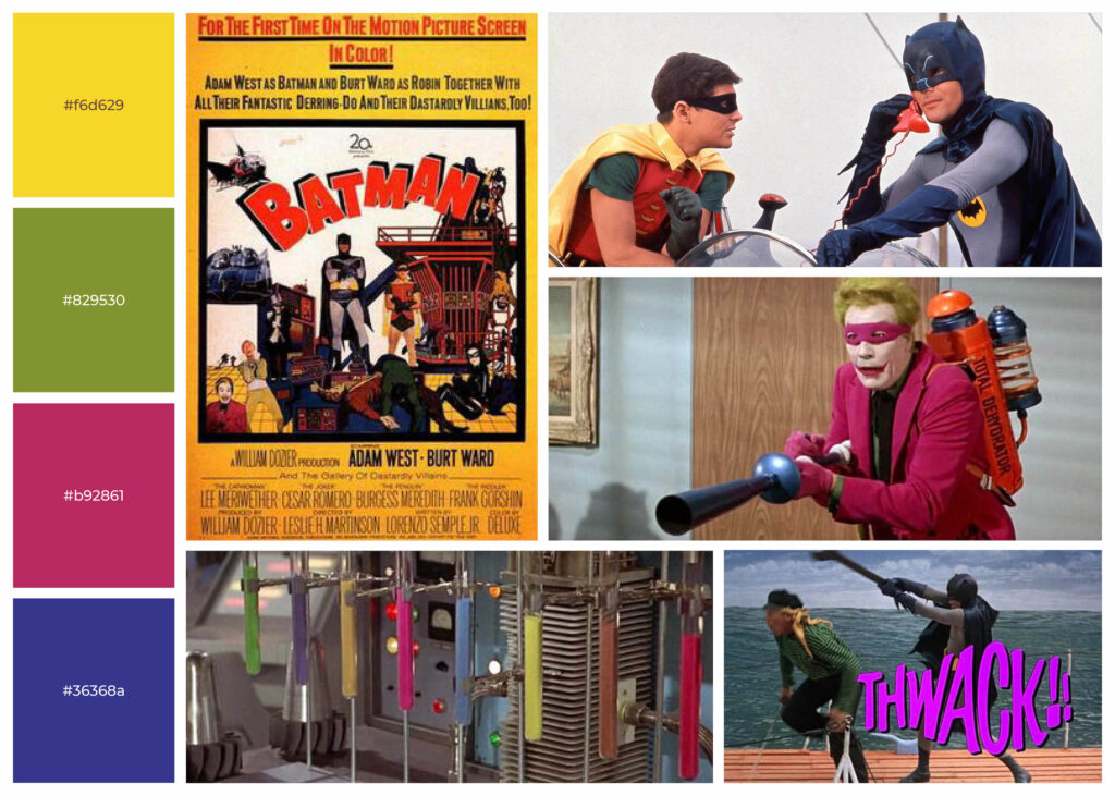 Design aesthetic of Batman (1966)