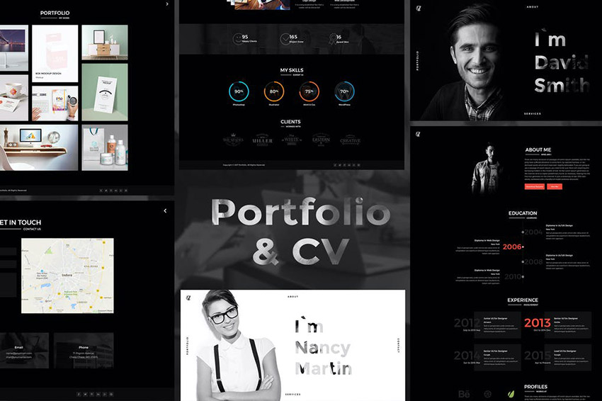 CV Portfolio - Portfolio Resume HTML Template