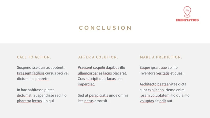 Conclusion Keynote Slide